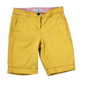 BODEN Women's Mustard Yellow Bermuda Chino Shorts ~ Ladies Size 2